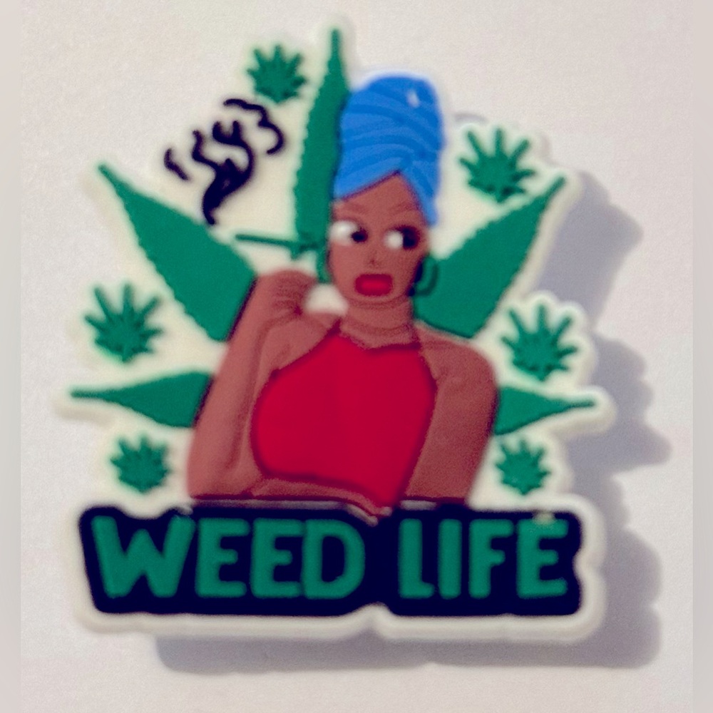 SALE 🧚🏾‍♀️Brand New Weed Life Weed Fairy 🧚🏾‍♀️ Single Croc 🐊 Charm Jibbitz